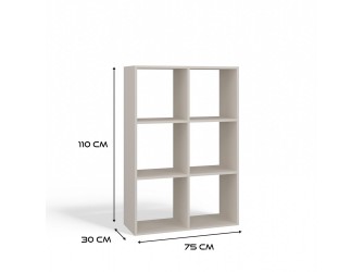 Regał Malax 2X3 KASZMIR