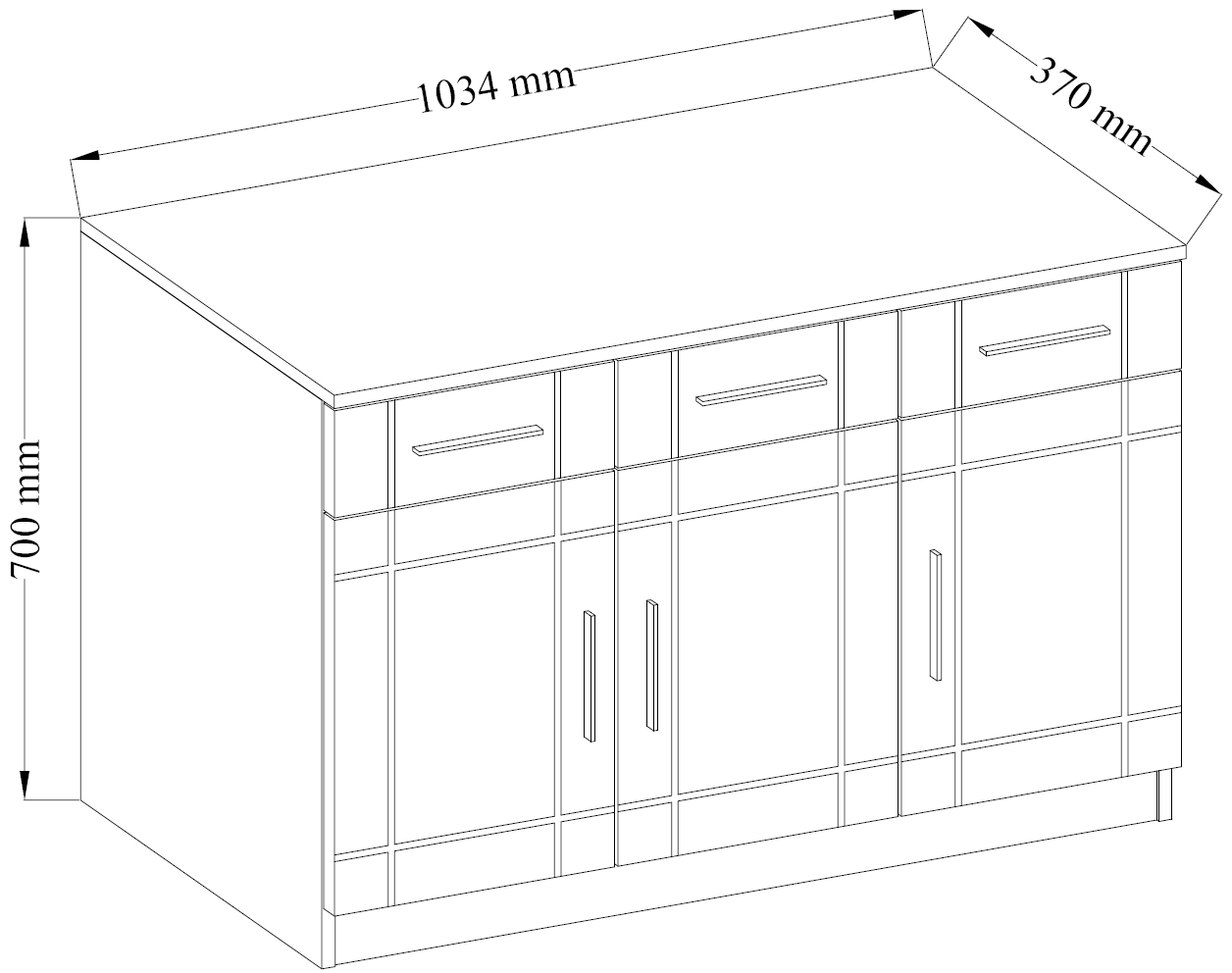 Komoda Paris 3F3S - szkic.png